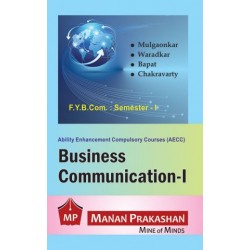 Business Communication - I FYBcom Sem 1 Manan Prakashan