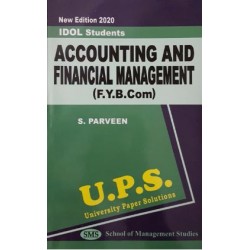 Accounting and Financial Management -1 FYBcom Sem 1 UPS Idol Students