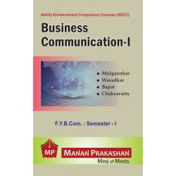 Business Communication - I FYBcom Sem 1 Manan Prakashan