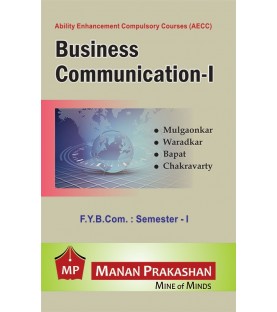 Business Communication - I FYBcom Sem 1 Manan Prakashan