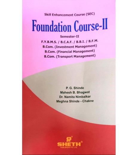 Foundation course-Value Education and soft skill-II FYBMS Sem 2 Sheth Publication BAF Sem 2 - SchoolChamp.net