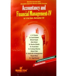 Accounting and Financial Management 4 SY B.com Sem 4 Sheth Publication