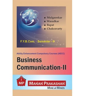 Business Communication - II FYBcom Sem 2 Manan Prakashan