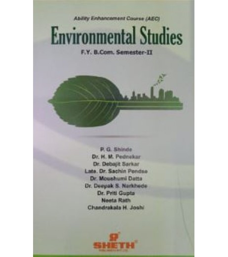 Environmental Studies II Fybcom Sem 2 Sheth Publication B.Com Sem 2 - SchoolChamp.net