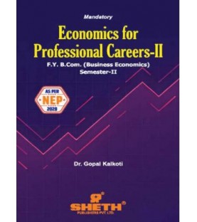 Economics for Professional Careers-2 FYBcom Sem 2 Sheth Publication | NEP 2020.