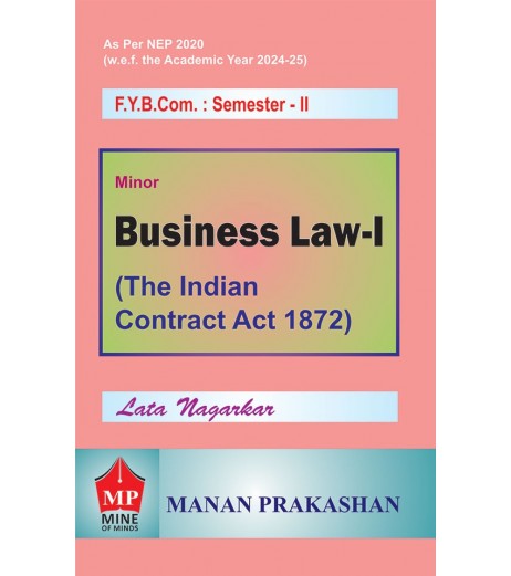 Business Law-I FYBcom Sem 2 Manan Prakashan | NEP 2020 Business Law-I FYBcom Sem 2 Manan Prakashan SchoolChamp.net