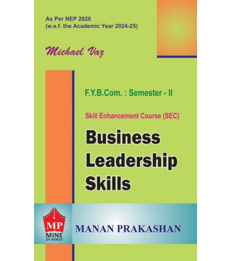 Business Leadership Skills FYBcom Sem 2 Manan Prakashan | NEP 2020