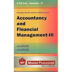 Accounting and Financial Management -3 SYBcom Sem 3 - Manan Prakashan