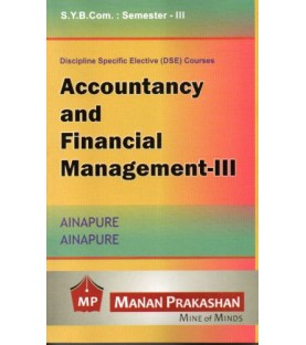 Accounting and Financial Management -3 SYBcom Sem 3 - Manan Prakashan