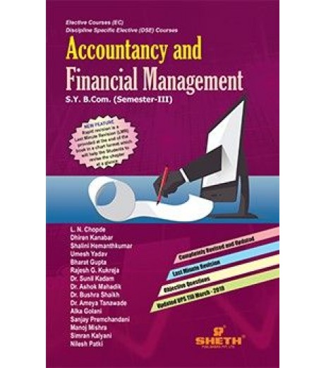 Accounting and Financial Management -3 sybcom sem 3 Sheth Publication B.Com Sem 3 - SchoolChamp.net