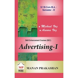 Advertising 1 SYBcom Sem 3 Manan Prakashan