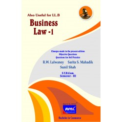 Business Law I SYBcom Sem 3 Rishabh Publication