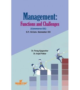 Commerce - III ( Management Function and Challenges) sem 3 Sheth Publication