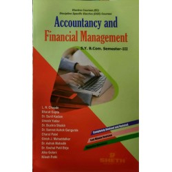 Accounting and Financial Management 3 SYBcom Sem 3 Sheth Publication