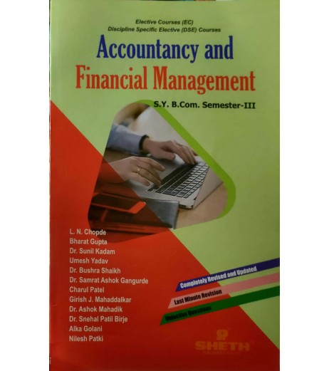 Accounting and Financial Management -3 sybcom sem 3 Sheth Publication B.Com Sem 3 - SchoolChamp.net