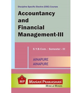 Accounting and Financial Management -3 SYBcom Sem 3 - Manan Prakashan