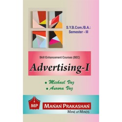 Advertising 1 SYBcom Sem 3 Manan Prakashan