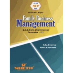 Family Business Management SYB.Com sem 3 Sheth Publication