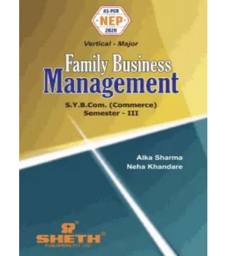 Family Business Management SYB.Com sem 3 Sheth Publication | NEP 2020