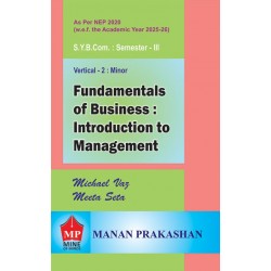 Fundamentals of Business SYBcom Sem 3 Manan Prakashan | NEP