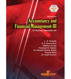 Accounting and Financial Management 3 SYBcom Sem 3 Sheth Publication | NEP 2020