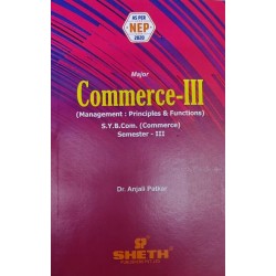 Commerce - III SYBcom Sem 3 Sheth Publication | NEP 2020