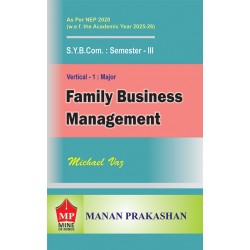 Family Business Management SYB.Com sem 3 Manan Prakashan |
