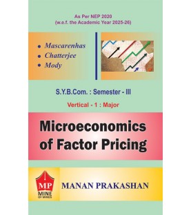 Micro Economics of Factor Pricing SYB.Com Sem 3 Manan Prakashan | NEP 2020