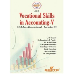 Vocational Skills in Accounting -V SYBcom Sem 3 Sheth