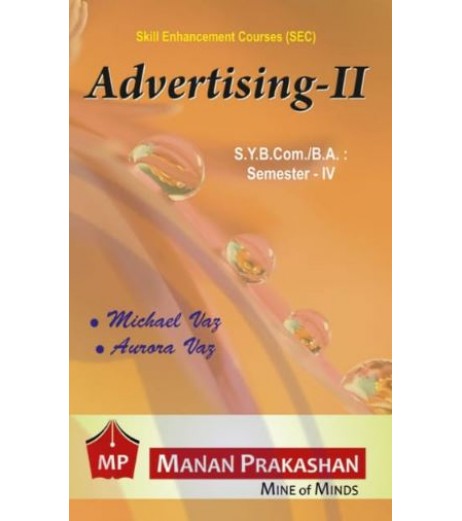 Advertising 2 Sybcom Sem 4 Manan Prakashan B.Com Sem 4 - SchoolChamp.net