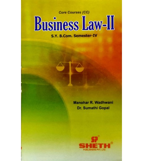 Business Law II sybcom Sem 4 Sheth Publication B.Com Sem 4 - SchoolChamp.net