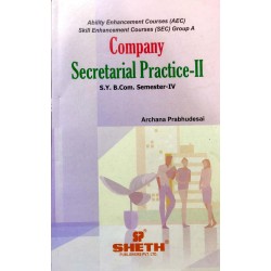 Company Secretarial Practice II SYBcom Sem 4 Sheth