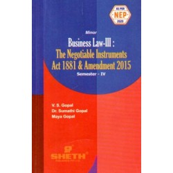 Business Law-III SYBcom Sem 4 Sheth Publication | NEP 2020