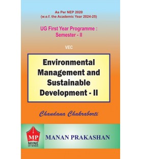 Environmental  Management  and sustainable  development  Sem 2 UG First Year Programme Manan Prakashan 
