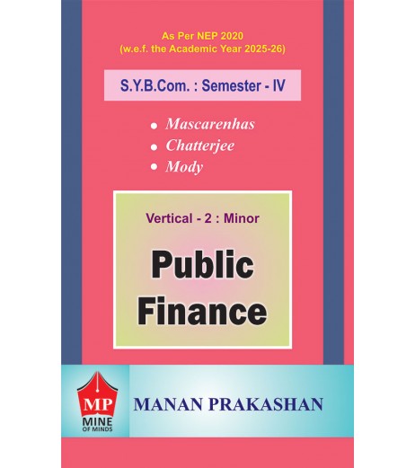 Public Finance S.Y.B.Com.Sem 4 Manan Prakashan |NEP 2020