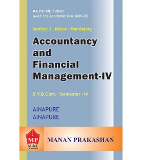 Accounting and Financial Management 4 SYBcom Sem 4 Manan Prakashan | NEP 2020