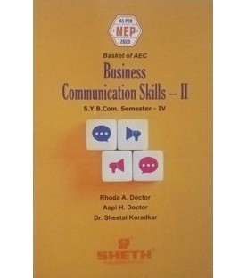 Business Communication Skills-II  SYBCom Sem 4 Sheth Publication | NEP 2020