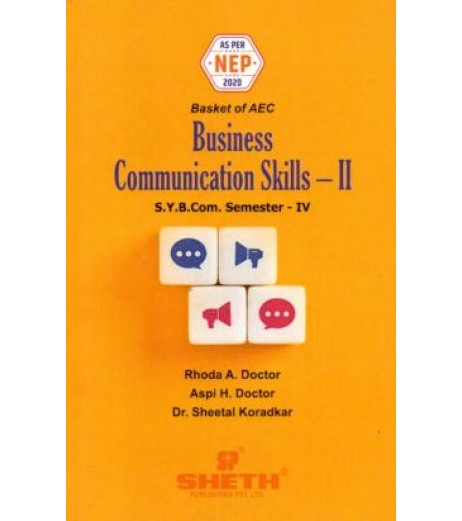 Business Communication Skills-II  SYBCom Sem 4 Sheth Publication | NEP 2020