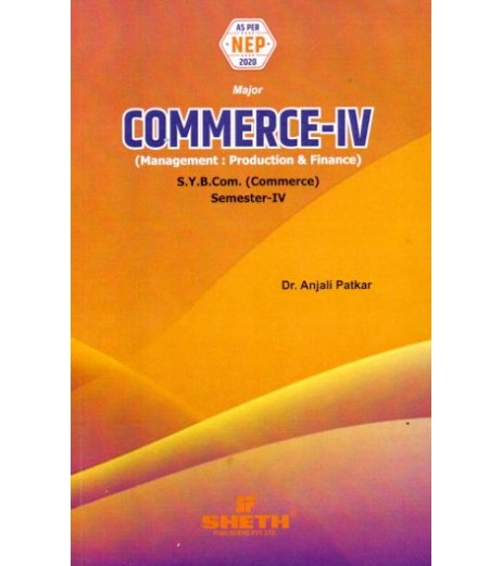 Commerce-IV SYBcom Sem 4 Sheth Publication | NEP 2020
