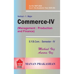 Commerce-IV SYBcom Sem 4 Manan Prakashan | NEP 2020