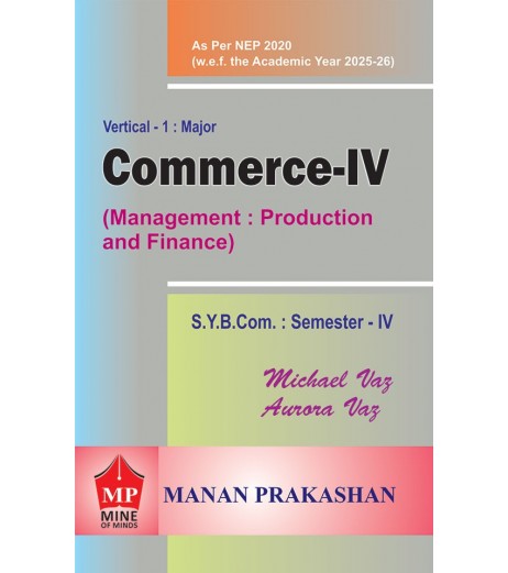 Commerce-IV SYBcom Sem 4 Manan Prakashan | NEP 2020 Commerce-IV SYBcom Sem 4 Manan Prakashan | NEP 2020