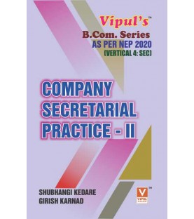 Company Secretarial Practice II SYBcom Sem 4 Vipul Prakashan | NEP 2020