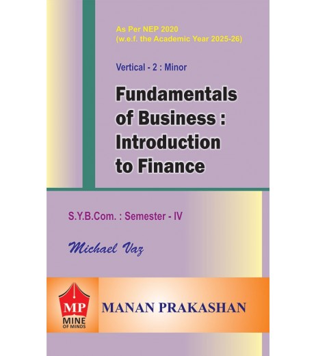 Fundamentals Of Business SYBcom Sem 4 Manan Prakashan | NEP 2020