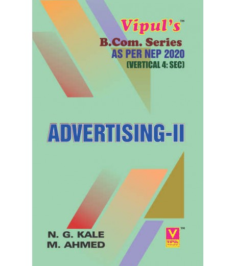 Advertising-II SYBcom Sem 4 Vipul Prakashan | NEP 2020