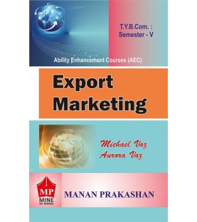 Export Marketing TYBcom Sem 5 Manan Prakashan