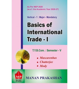 Basics Of International Trade -I TYBcom Sem 5 Manan Prakashan | NEP 2020