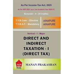 Direct And Indirect Taxation TYBcom  & TYBAF Sem 5 Manan