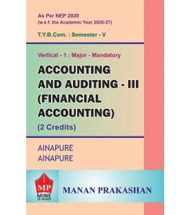 Accounting and Auditing Financial Accounting (2 Credits)TYBcom Sem 5 Manan | NEP 2020