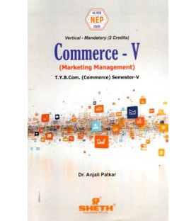 Commerce V Marketing Management  TYBcom Sem 5 Sheth Publication | NEP 2020