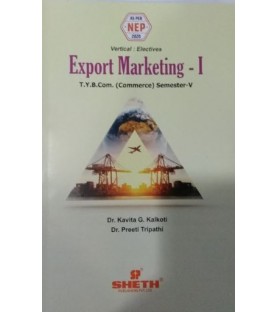 Export Marketing-I TYBcom Sem 5 Sheth Publication | NEP 2020